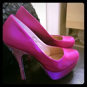 COPY - Pink Steve madden platform heels
